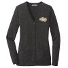 Ladies Marled Cardigan Sweater Thumbnail